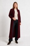 Oversize Uzun Triko Hırka BORDO LMA0003