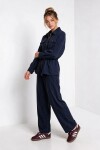 Premium Selection Süet Modal Takım LACİVERT LBY0098