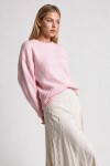 Yumuşak Dokulu Oversize Triko Kazak ŞEKER PEMBE LPF0063
