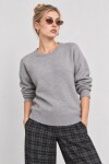 Yün Karışımlı Oversize Triko Kazak 4270 GRİ LKİ0062